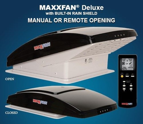 Maxxair maxxfan deluxe - deluxe, smoke