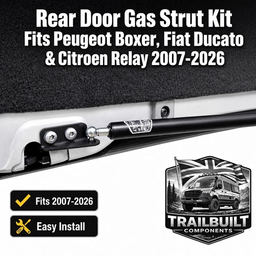 Rear door gas strut kit - door,