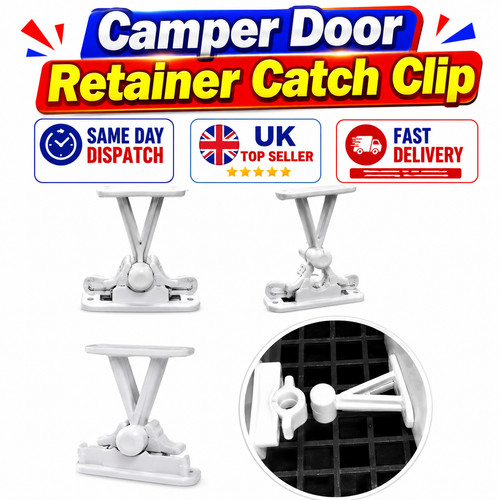 Camper door retainer - camper,