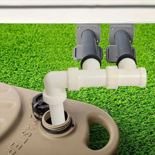 Double caravan waste water - waste,