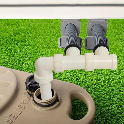 Double caravan waste water - waste,
