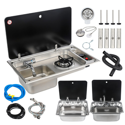 Campervan sink hob combi - campervan,