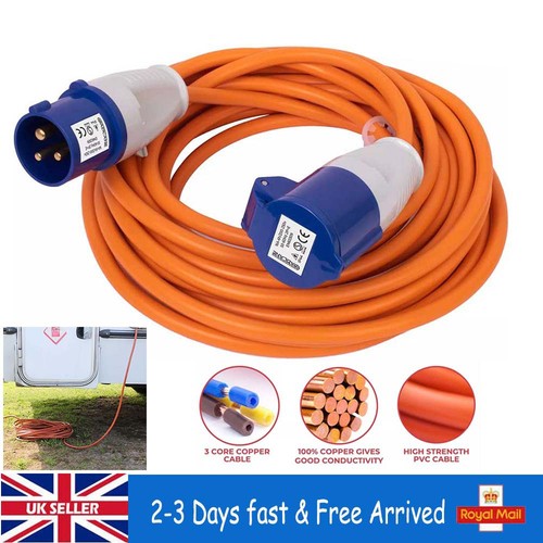 10m mains hook lead - hook,