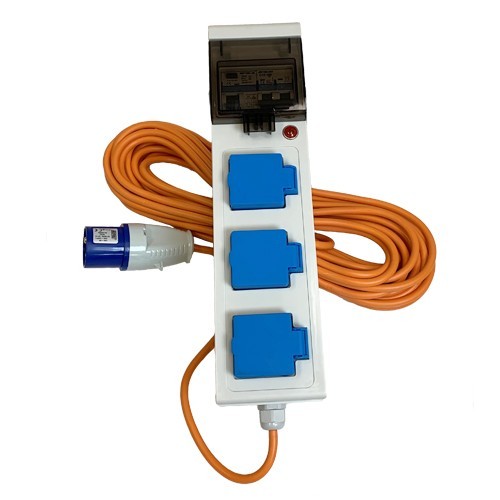 Mobile mains unit 15m - mains, hook
